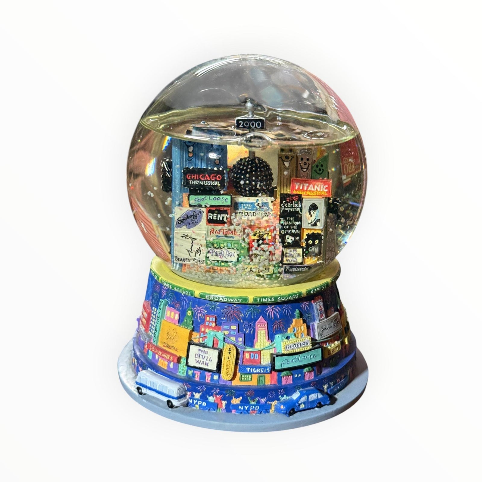 Musical Snow Globe 2000 Times Square