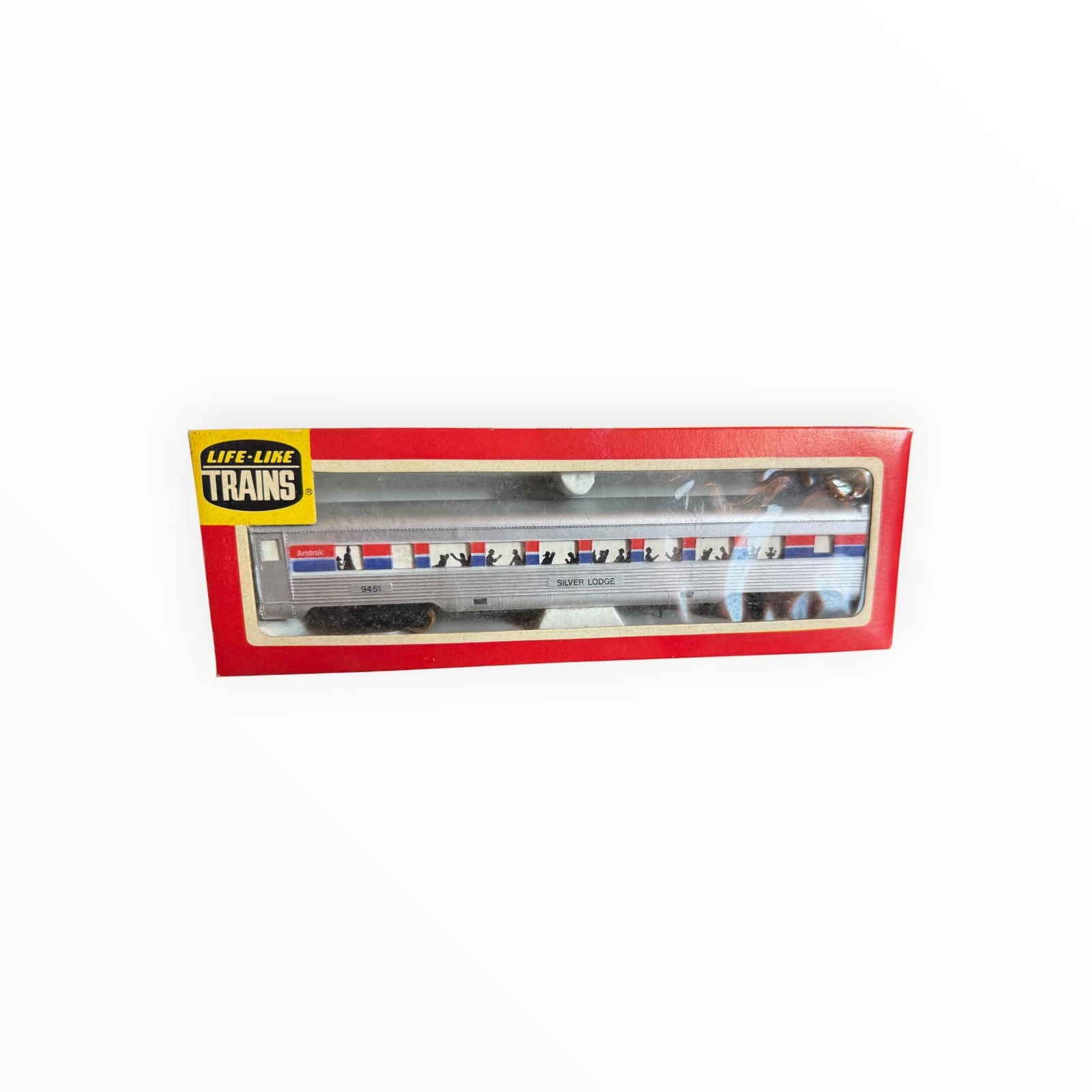 Life-Like HO Scale Trains Silver Vision Observation Car #9451
