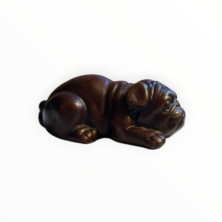 Sleeping Pug Statue