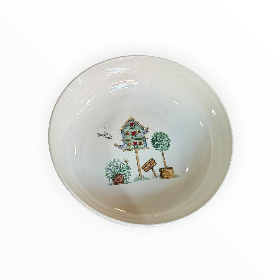 Thomson Pottery Birdhouse Serving Bowl
