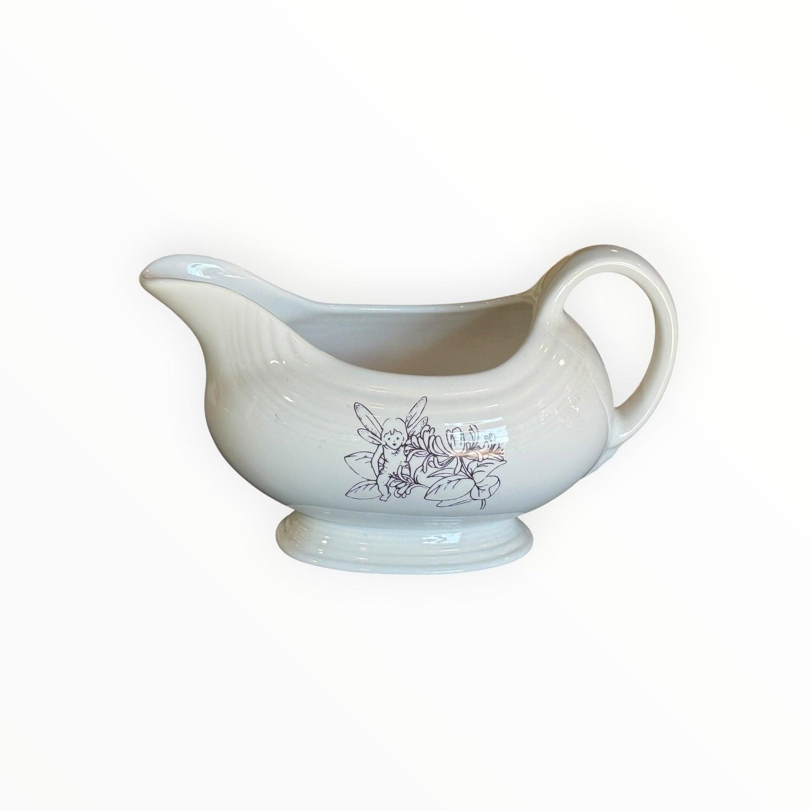 Fiestaware Sugar Plum Fairy Gravy Boat